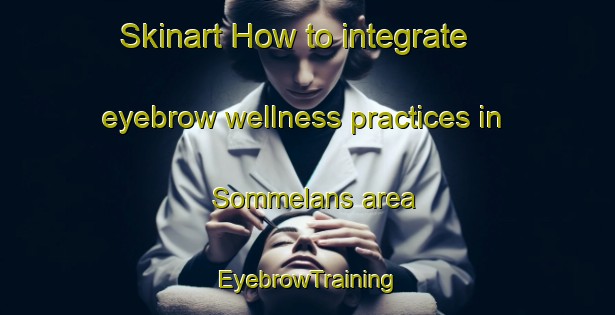Skinart How to integrate eyebrow wellness practices in Sommelans area | EyebrowTraining | EyebrowClasses | SkinartTraining-France