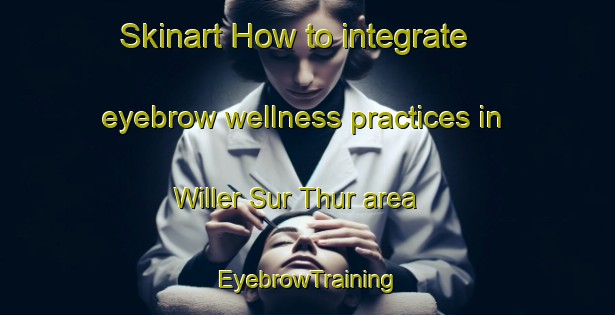 Skinart How to integrate eyebrow wellness practices in Willer Sur Thur area | EyebrowTraining | EyebrowClasses | SkinartTraining-France