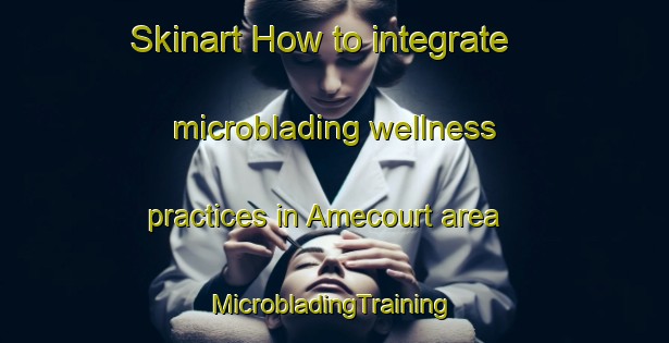 Skinart How to integrate microblading wellness practices in Amecourt area | #MicrobladingTraining #MicrobladingClasses #SkinartTraining-France