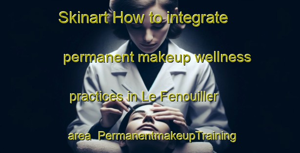 Skinart How to integrate permanent makeup wellness practices in Le Fenouiller area | PermanentmakeupTraining | PermanentmakeupClasses | SkinartTraining-France
