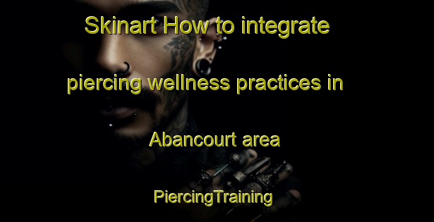 Skinart How to integrate piercing wellness practices in Abancourt area | #PiercingTraining #PiercingClasses #SkinartTraining-France