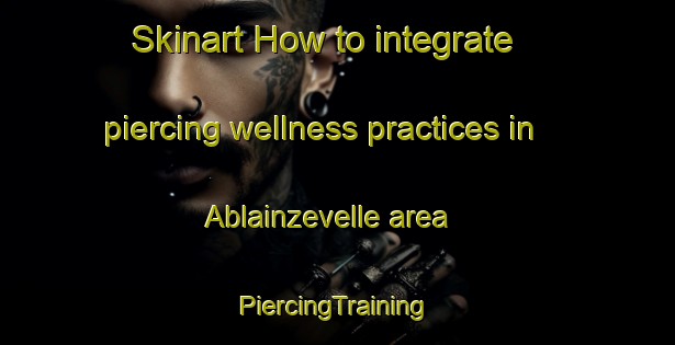 Skinart How to integrate piercing wellness practices in Ablainzevelle area | #PiercingTraining #PiercingClasses #SkinartTraining-France