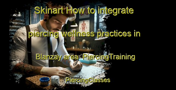 Skinart How to integrate piercing wellness practices in Blanzay area | #PiercingTraining #PiercingClasses #SkinartTraining-France