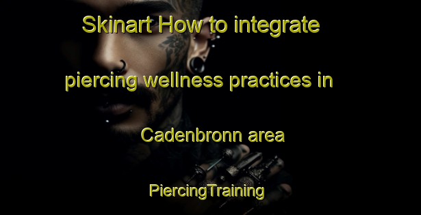 Skinart How to integrate piercing wellness practices in Cadenbronn area | #PiercingTraining #PiercingClasses #SkinartTraining-France