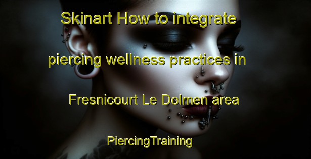 Skinart How to integrate piercing wellness practices in Fresnicourt Le Dolmen area | PiercingTraining | PiercingClasses | SkinartTraining-France
