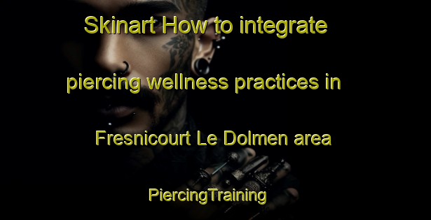 Skinart How to integrate piercing wellness practices in Fresnicourt Le Dolmen area | PiercingTraining | PiercingClasses | SkinartTraining-France
