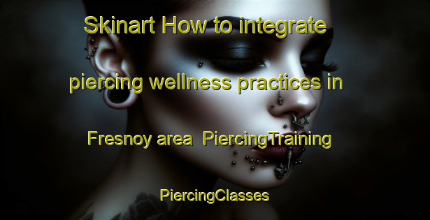 Skinart How to integrate piercing wellness practices in Fresnoy area | #PiercingTraining #PiercingClasses #SkinartTraining-France