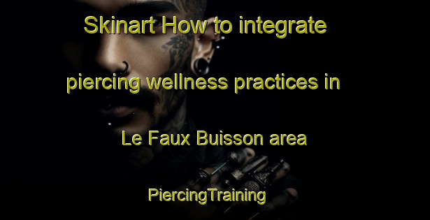 Skinart How to integrate piercing wellness practices in Le Faux Buisson area | PiercingTraining | PiercingClasses | SkinartTraining-France