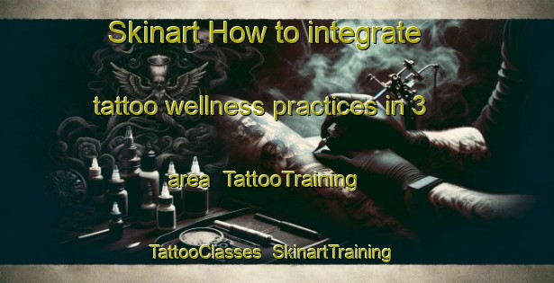 Skinart How to integrate tattoo wellness practices in 3 area | TattooTraining | TattooClasses | SkinartTraining-France