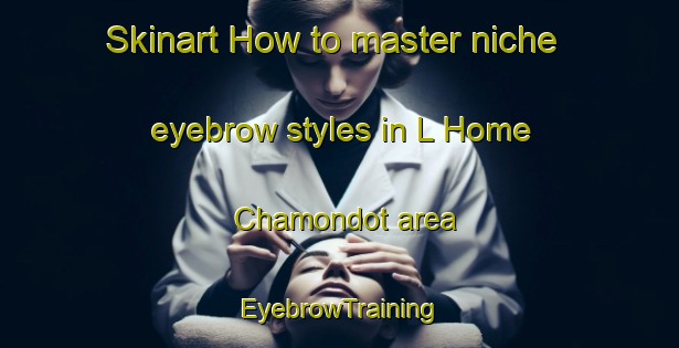 Skinart How to master niche eyebrow styles in L Home Chamondot area | EyebrowTraining | EyebrowClasses | SkinartTraining-France