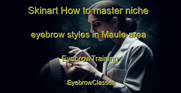 Skinart How to master niche eyebrow styles in Maule area | EyebrowTraining | EyebrowClasses | SkinartTraining-France