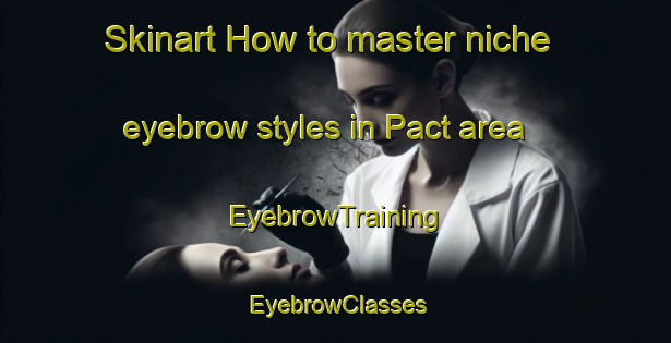 Skinart How to master niche eyebrow styles in Pact area | EyebrowTraining | EyebrowClasses | SkinartTraining-France
