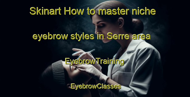 Skinart How to master niche eyebrow styles in Serre area | EyebrowTraining | EyebrowClasses | SkinartTraining-France