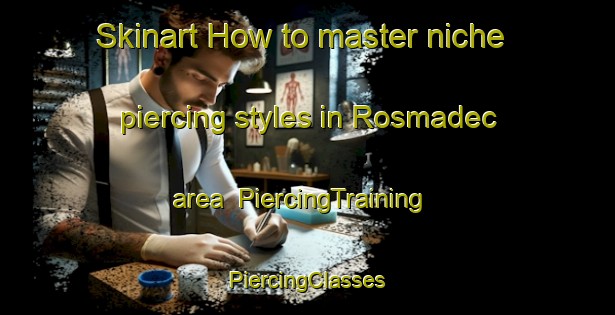 Skinart How to master niche piercing styles in Rosmadec area | #PiercingTraining #PiercingClasses #SkinartTraining-France