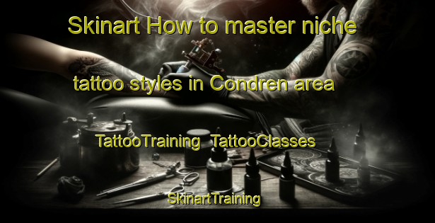 Skinart How to master niche tattoo styles in Condren area | TattooTraining | TattooClasses | SkinartTraining-France