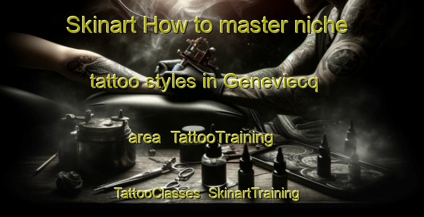 Skinart How to master niche tattoo styles in Geneviecq area | TattooTraining | TattooClasses | SkinartTraining-France