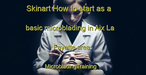 Skinart How to start as a basic microblading in Aix La Fayette area | MicrobladingTraining | MicrobladingClasses | SkinartTraining-France