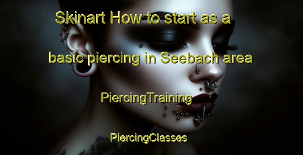 Skinart How to start as a basic piercing in Seebach area | PiercingTraining | PiercingClasses | SkinartTraining-France