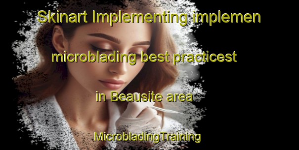 Skinart Implementing implemen microblading best practicest in Beausite area | #MicrobladingTraining #MicrobladingClasses #SkinartTraining-France