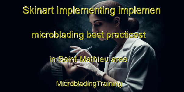 Skinart Implementing implemen microblading best practicest in Saint Mathieu area | MicrobladingTraining | MicrobladingClasses | SkinartTraining-France