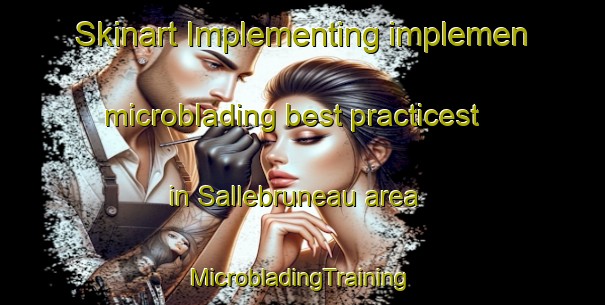 Skinart Implementing implemen microblading best practicest in Sallebruneau area | #MicrobladingTraining #MicrobladingClasses #SkinartTraining-France