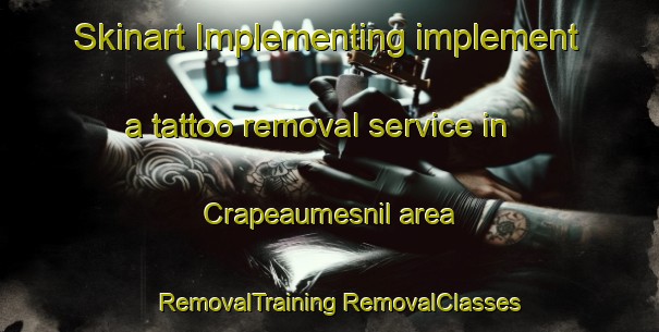 Skinart Implementing implement a tattoo removal service in Crapeaumesnil area | #RemovalTraining #RemovalClasses #SkinartTraining-France