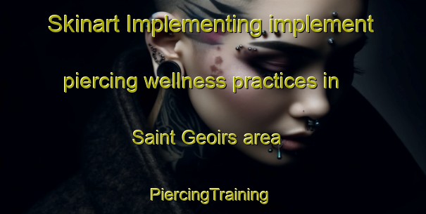 Skinart Implementing implement piercing wellness practices in Saint Geoirs area | #PiercingTraining #PiercingClasses #SkinartTraining-France