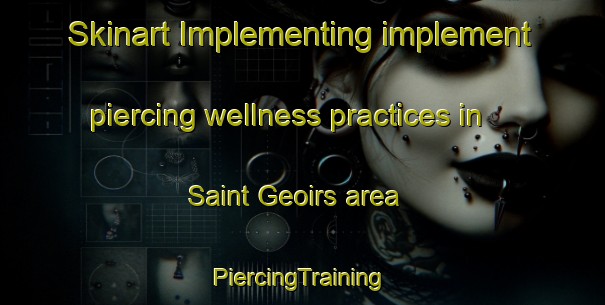 Skinart Implementing implement piercing wellness practices in Saint Geoirs area | #PiercingTraining #PiercingClasses #SkinartTraining-France