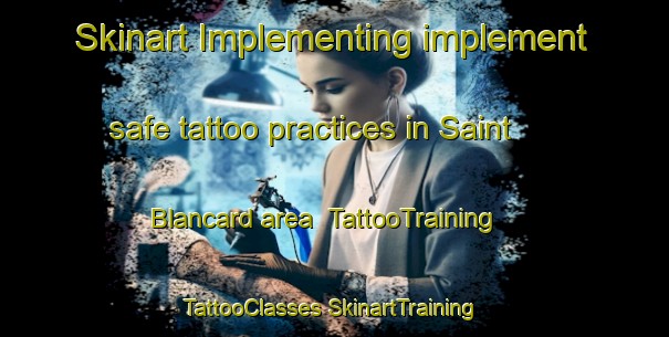 Skinart Implementing implement safe tattoo practices in Saint Blancard area | #TattooTraining #TattooClasses #SkinartTraining-France