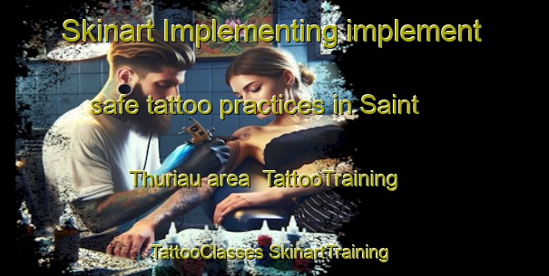 Skinart Implementing implement safe tattoo practices in Saint Thuriau area | #TattooTraining #TattooClasses #SkinartTraining-France