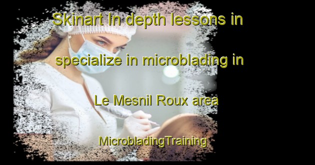 Skinart In-depth lessons in specialize in microblading in Le Mesnil Roux area | MicrobladingTraining | MicrobladingClasses | SkinartTraining-France