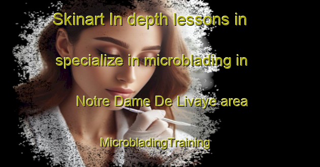 Skinart In-depth lessons in specialize in microblading in Notre Dame De Livaye area | MicrobladingTraining | MicrobladingClasses | SkinartTraining-France