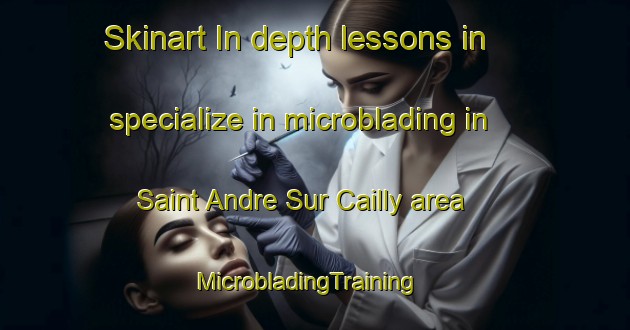 Skinart In-depth lessons in specialize in microblading in Saint Andre Sur Cailly area | MicrobladingTraining | MicrobladingClasses | SkinartTraining-France