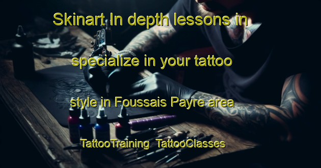 Skinart In-depth lessons in specialize in your tattoo style in Foussais Payre area | TattooTraining | TattooClasses | SkinartTraining-France