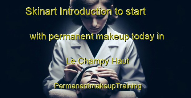Skinart Introduction to start with permanent makeup today in Le Champy Haut | PermanentmakeupTraining | PermanentmakeupClasses | SkinartTraining-France