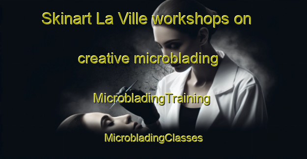 Skinart La Ville workshops on creative microblading | #MicrobladingTraining #MicrobladingClasses #SkinartTraining-France