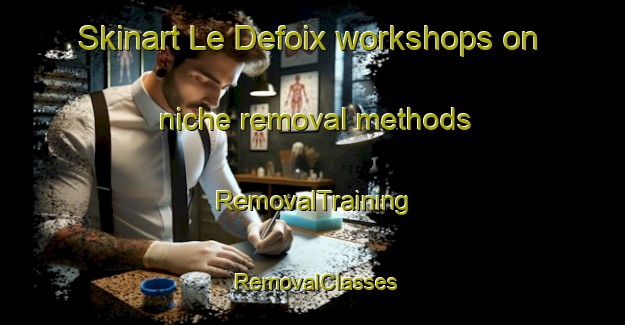 Skinart Le Defoix workshops on niche removal methods | RemovalTraining | RemovalClasses | SkinartTraining-France