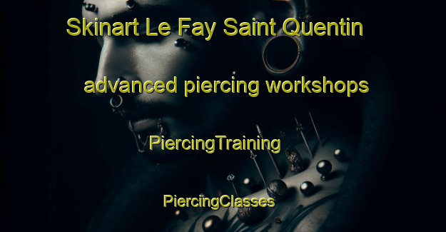 Skinart Le Fay Saint Quentin advanced piercing workshops | PiercingTraining | PiercingClasses | SkinartTraining-France