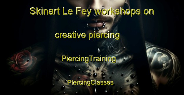Skinart Le Fey workshops on creative piercing | PiercingTraining | PiercingClasses | SkinartTraining-France