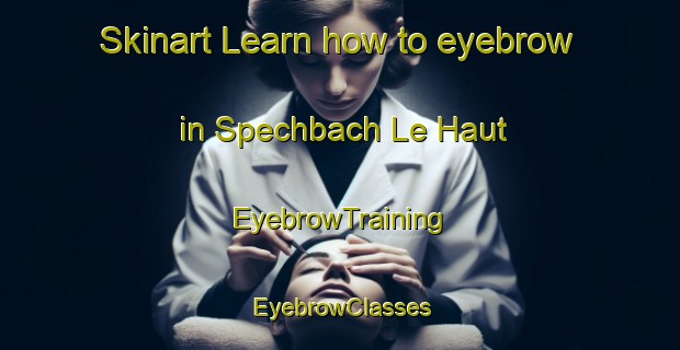 Skinart Learn how to eyebrow in Spechbach Le Haut | EyebrowTraining | EyebrowClasses | SkinartTraining-France