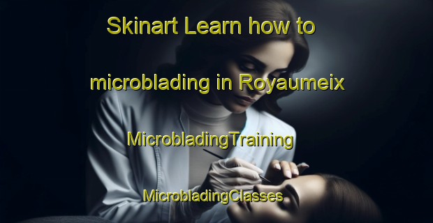 Skinart Learn how to microblading in Royaumeix | MicrobladingTraining | MicrobladingClasses | SkinartTraining-France