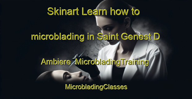 Skinart Learn how to microblading in Saint Genest D Ambiere | #MicrobladingTraining #MicrobladingClasses #SkinartTraining-France