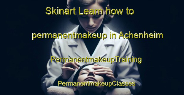 Skinart Learn how to permanentmakeup in Achenheim | #PermanentmakeupTraining #PermanentmakeupClasses #SkinartTraining-France