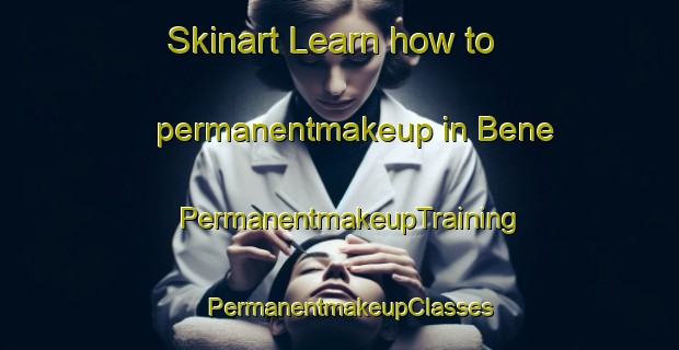 Skinart Learn how to permanentmakeup in Bene | PermanentmakeupTraining | PermanentmakeupClasses | SkinartTraining-France