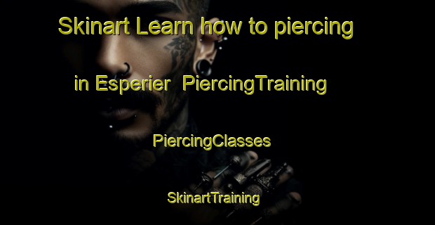 Skinart Learn how to piercing in Esperier | PiercingTraining | PiercingClasses | SkinartTraining-France