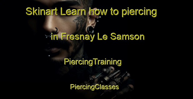 Skinart Learn how to piercing in Fresnay Le Samson | PiercingTraining | PiercingClasses | SkinartTraining-France