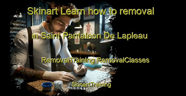 Skinart Learn how to removal in Saint Pantaleon De Lapleau | #RemovalTraining #RemovalClasses #SkinartTraining-France