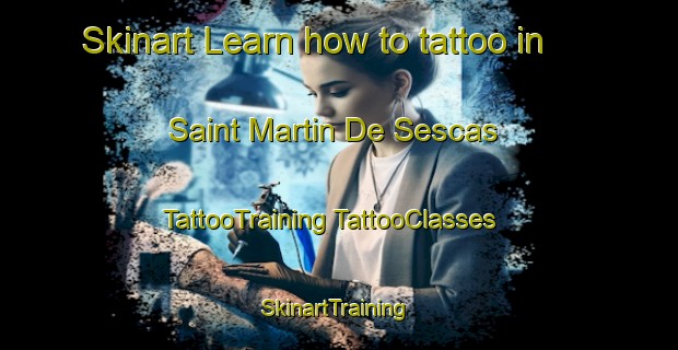 Skinart Learn how to tattoo in Saint Martin De Sescas | #TattooTraining #TattooClasses #SkinartTraining-France