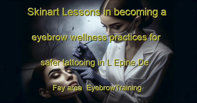 Skinart Lessons in becoming a eyebrow wellness practices for safer tattooing in L Epine De Fay area | EyebrowTraining | EyebrowClasses | SkinartTraining-France