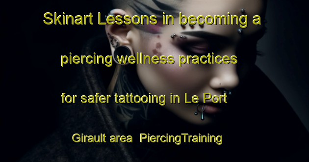 Skinart Lessons in becoming a piercing wellness practices for safer tattooing in Le Port Girault area | PiercingTraining | PiercingClasses | SkinartTraining-France